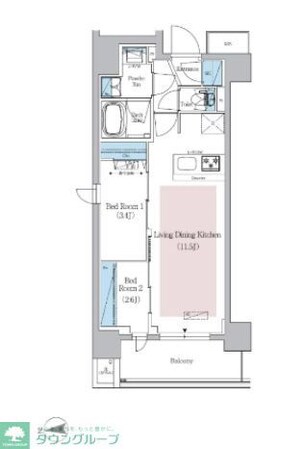 アーバネックス新御徒町駅前の物件間取画像